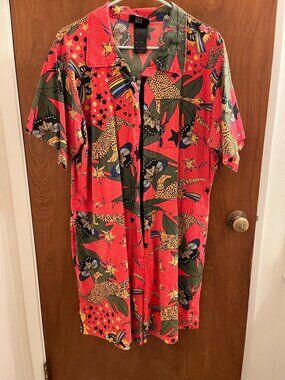 Nooworks Pride Tiger Shortalls Romper XXXL